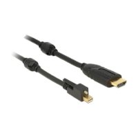 Kabel DELOCK, mini DisplayPort 1.2 (M) na HDMI (M) 4K@30Hz, 3m