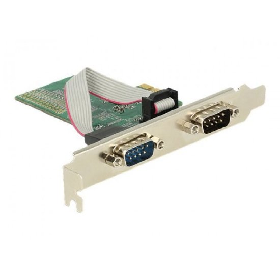 Kontroler PCI-E, DELOCK, 2 x Serial RS-232