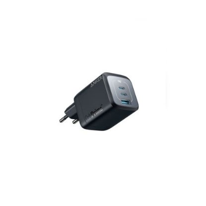Kućni punjač ANKER GaN Prime 67W, 2xUSB-C, 1xUSB-A, PowerIQ, crni