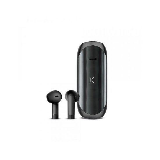 Set bežične slušalice KSIX Halley in-ear, bluetooth, USB-C, sa Powerbank 5000 mAh, crne