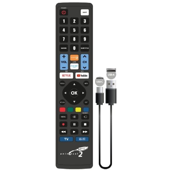 Daljinski upravljač JOLLY LINE JL3087USB, dualno programiranje, USB-C, univerzalni