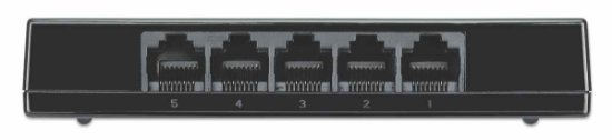 Switch INTELLINET 561747, 10/100/1000 Mbps, 5-port, plastično kućište