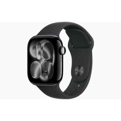 Pametni sat Apple Watch Series 11GPS 42mm Jet  Aluminium Case w Black/Sport Band - S/M, crna