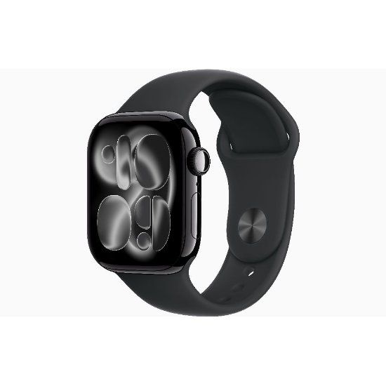 Pametni sat Apple Watch Series 11GPS 42mm Jet  Aluminium Case w Black/Sport Band - S/M, crna