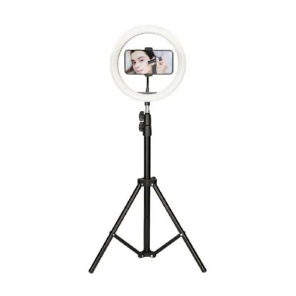 Tripod LED svjetlosni prsten KSIX BXYOUTUB02, sa stalkom, crni