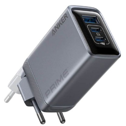 Punjač za mobitele ANKER A2688341, 2x USB-C, 1x USB-A, GaN, sivi