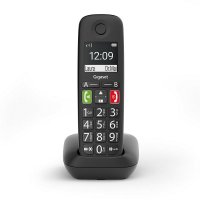 Telefon GIGASET E290, bežični, crni