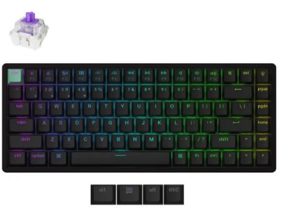 Tipkovnica Keychron K2H-J1-UK, RGB, crna