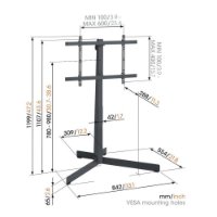 Nosač za TV VOGEL'S TVS3690, 40"-77", podni, do 50kg