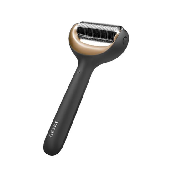 Uređaj za njegu lica i tijela GESKE MicroNeedle Face & Body Roller, 8u1, sivi