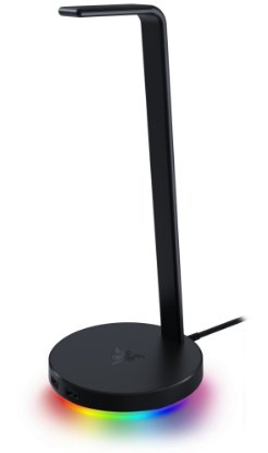 Stalak za slušalice RAZER Base Station V2 Chroma, RGB, USB hub, crni