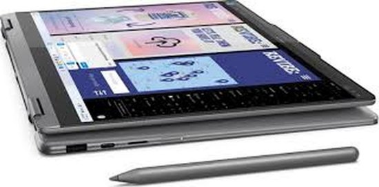 Laptop LENOVO Yoga 7 2-u-1 83JQ00E5SC / Core Ultra 7 256V, 16GB, 1TB SSD, Intel Arc Graphics, 14" WUXGA OLED Touch, bez OS, sivi
