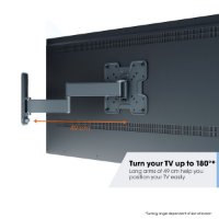 Nosač zidni za TV VOGEL'S TVM3243, 19-43", nagib do 20°, do 15kg