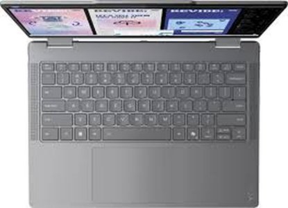 Laptop LENOVO Yoga 7 2-u-1 83JQ00E5SC / Core Ultra 7 256V, 16GB, 1TB SSD, Intel Arc Graphics, 14" WUXGA OLED Touch, bez OS, sivi