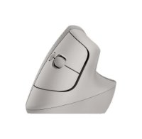 Miš LOGITECH Lift Vertical Ergonomic, optički, bežični, USB, sivi