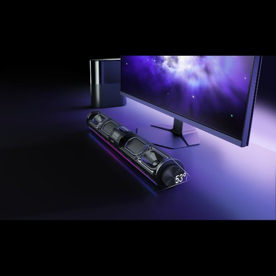 Zvučnik XIAOMI Desktop Speaker Pro set, RGB, USB, BT, mikrofon, crni