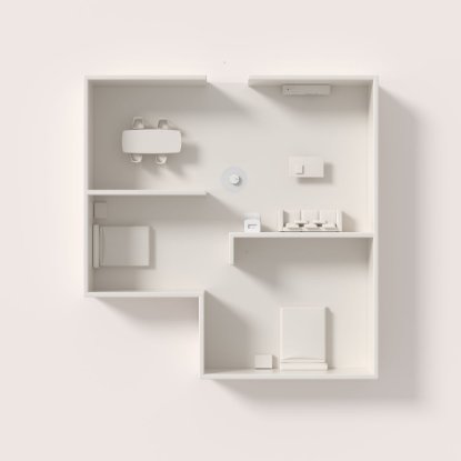 Robotski usisavač XIAOMI Robot Vacuum H50, bijeli