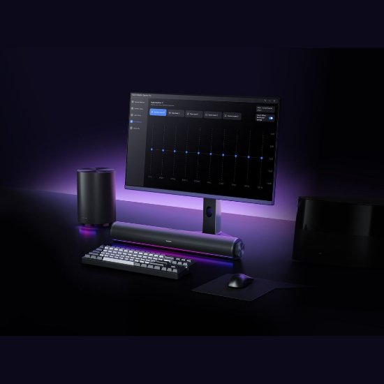 Zvučnik XIAOMI Desktop Speaker Pro set, RGB, USB, BT, mikrofon, crni