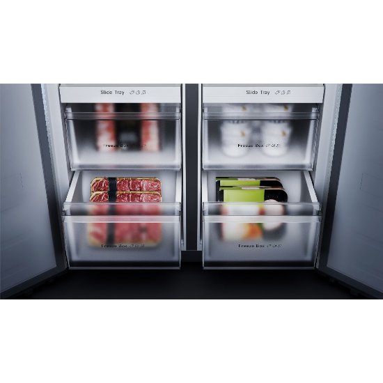 Hladnjak XIAOMI Mijia Cross Door, 192 W, kombinirani, 509 l, energetski razred E, srebrni