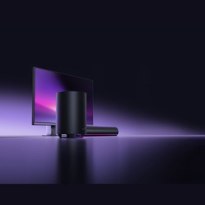 Zvučnik XIAOMI Desktop Speaker Pro set, RGB, USB, BT, mikrofon, crni