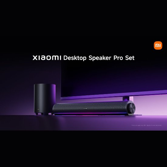 Zvučnik XIAOMI Desktop Speaker Pro set, RGB, USB, BT, mikrofon, crni