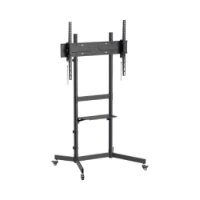 Podni stalak za TV SBOX FS-403, 55"- 100", 70 kg, mobilni, crni
