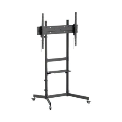 Podni stalak za TV SBOX FS-403, 55"- 100", 70 kg, mobilni, crni