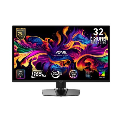 Gaming monitor 32" MSI MAG 322UP QD-OLED E16, 4K UHD, OLED, 165Hz, 1ms, cd/m2, crni