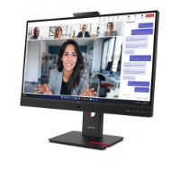 Monitor 27" LENOVO ThinkVision T27QD-4V, 64B8UAT1EU, QHD, IPS, 350 cd/m2, 4 ms, 120 Hz, DisplayPort, HDMI USB-C, pivot, kamera, zvučnici, crni