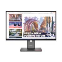 Monitor 27" LENOVO ThinkVision P27QD-40, 64B3GAT2EU, QHD, IPS, 350 cd/m2, 4 ms, 120 Hz, DisplayPort, HDMI USB-C, pivot, crni