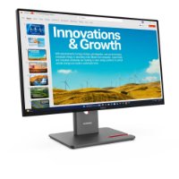 Monitor 24" LENOVO ThinkVision P24QD-40, 64B1GAT1EU, QHD, IPS, 300 cd/m2, 4 ms, 120 Hz, DisplayPort, HDMI USB-C, pivot, crni