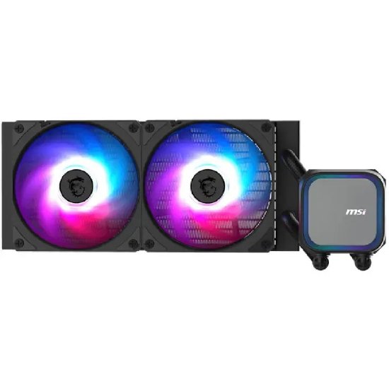 Vodeno hlađenje MSI MAG CoreLiquid A13 240, RGB, crno, za Intel i AMD