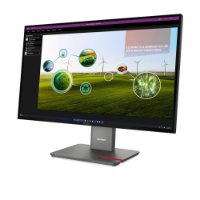 Monitor 27" LENOVO ThinkVision P27Q-40, 64A7GAT6EU, QHD, IPS, 350 cd/m2, 4ms, 120Hz, DisplayPort, HDMI USB-C, pivot, crni