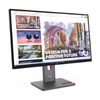 Monitor 27" LENOVO ThinkVision P27QD-40, 64B3GAT2EU, QHD, IPS, 350 cd/m2, 4 ms, 120 Hz, DisplayPort, HDMI USB-C, pivot, crni