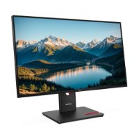 Monitor 27" LENOVO ThinkVision T27Q-40, 64A6GAT6EU, WQHD, IPS, 350cd/m2, 4ms 120Hz, DisplayPort, HDMI, USB-C, pivot, crni