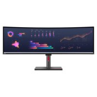 Gaming monitor 49" LENOVO ThinkVision P49W-30, 63DBRAT1EU, DQHD, IPS, 350 cd/m2, 4ms, 60Hz, DisplayPort, HDMI, USB-C, zvučnici, zakrivljeni, crni