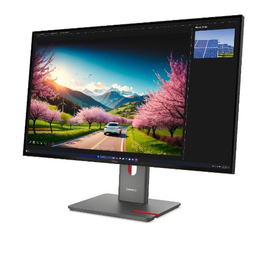 Monitor 31,5" LENOVO ThinkVision P32UD-40, 64A8XAT2EU, UHD, IPS, 120Hz, 350cd/m2, 4ms, DisplayPort, HDMI, USB-C, pivot, crni