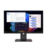 Monitor 27" LENOVO ThinkVision T27UD-40, 64AFGAT2EU, UHD, IPS, 350 cd/m2, 4 ms, 60 Hz, DisplayPort, HDMI, USB-C, pivot, crni