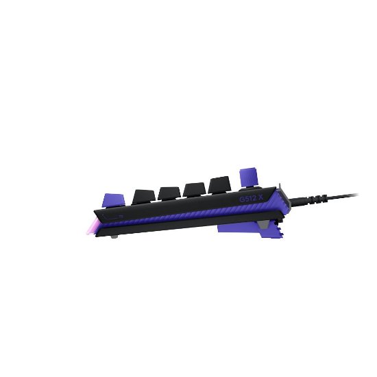 Tipkovnica LOGITECH Gaming G512 X 75, linear switch, RGB, mehanička, US Layout, USB, crna