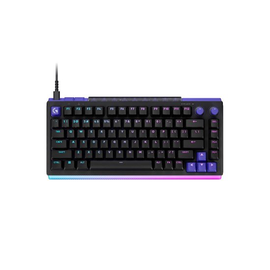Tipkovnica LOGITECH Gaming G512 X 75, tactile switch, RGB, mehanička, US Layout, USB, crna