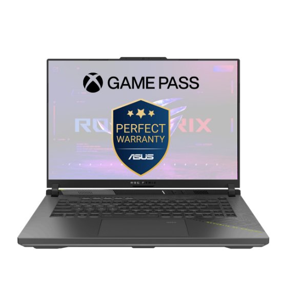 RABLJENI - Laptop ASUS ROG Strix G614PR-RV022W / Ryzen 9 8940HX, 32GB, 1TB SSD, nVidia GeForce RTX 5070 Ti, 16" WUXGA 165Hz IPS, Windows 11, sivi