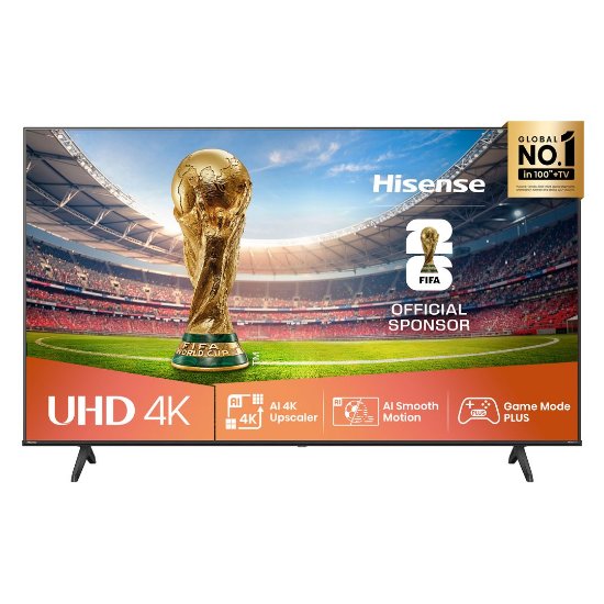 LED TV 65" HISENSE 65A6Q, Smart TV, 4K UHD, DVB-T2/C/S2, USB, Wi-Fi, BT, crni - energetski razred E