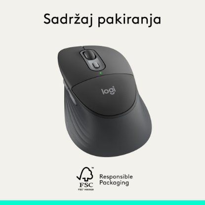 Miš Logitech M850 L, bežični miš, crni