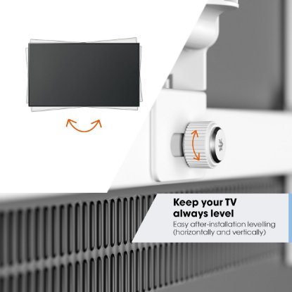 Nosač zidni za TV VOGEL'S TVM3243WH, 19-43", do 20kg, bijeli