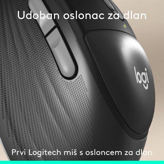 Miš Logitech M850 L, bežični miš, crni