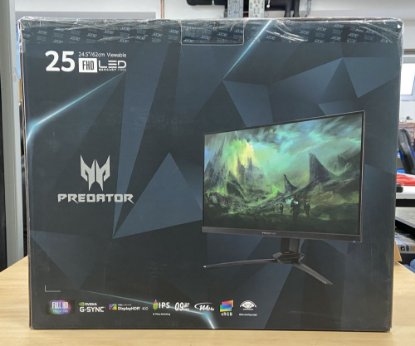 RABLJENI - Monitor 24.5" LED ACER Predator XB253QGPbmiiprzx, FHD, 2ms, 400cd/m2, 100M:1, 144Hz, DP, HDMI, zvučnici, pivot, crni