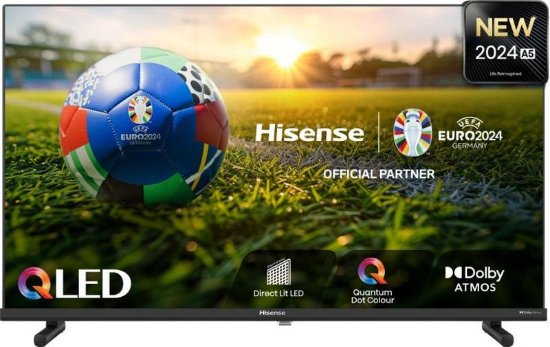 RABLJENI - QLED TV 40" HISENSE 40A5NQ, Smart TV, Full HD, DVB-T2/C/S2, HDMI, Wi-Fi, USB, LAN - energetski razred F