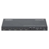 Razdjelnik MANHATTAN, 4x HDMI in, 1x HDMI out, 4-port, 4K@30Hz, multiviewer switch, crni