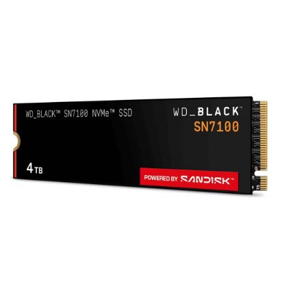 SSD 4TB WESTERN DIGITAL Black SN7100, WDS400T4X0E M,2 2280 NVMe, 7000/6700 MB/s