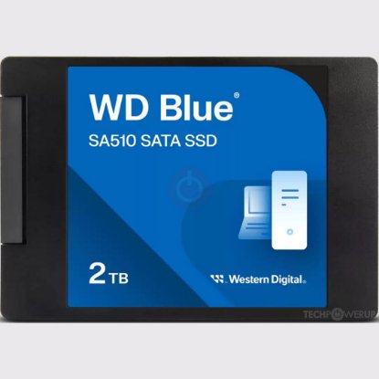 SSD 2TB WESTERN DIGITAL Blue SA510SATA, WDS200T3B0A, SATA 6 2,5" 560/520 MB/s